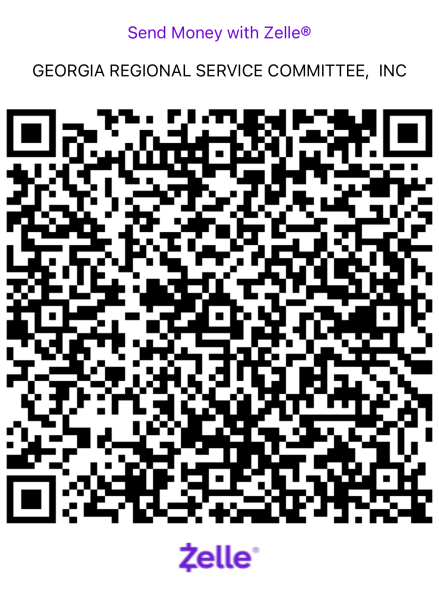 Zelle QR code to donate